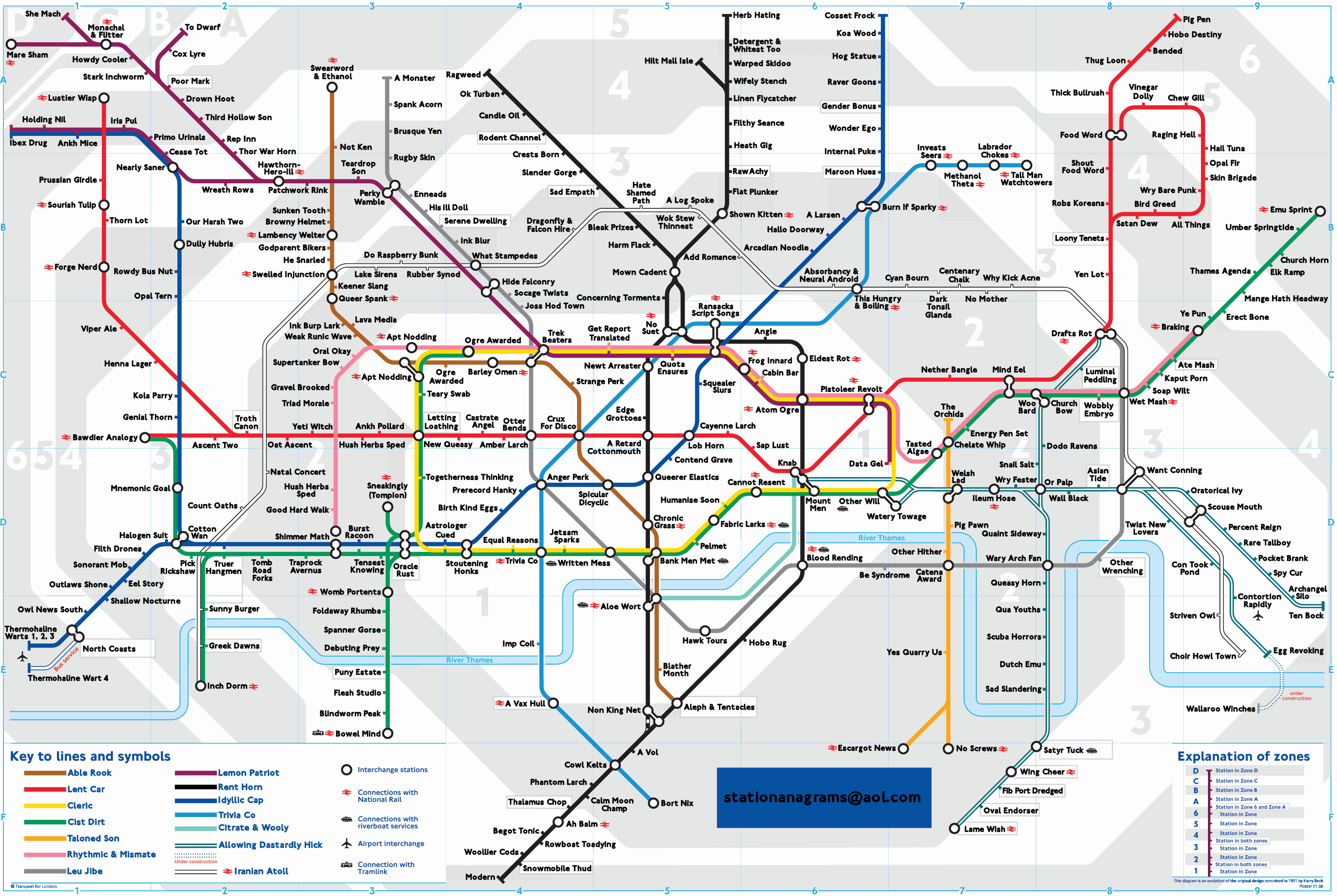 london underground map